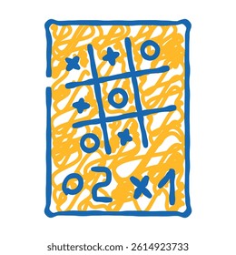 game for relax doodle icon sketch vector. game for relax sign. isolated symbol illustration