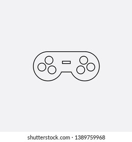 game remote controller icon sign signifier vector