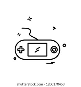 Game remote icon design vector