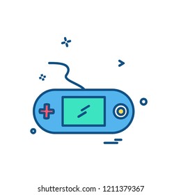 Game remote icon design vector