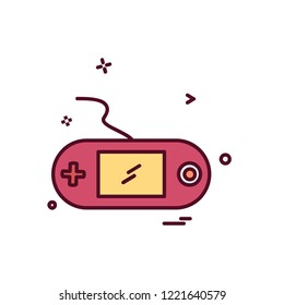 Game remote icon design vector