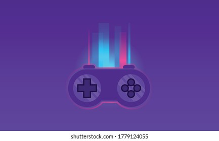 Game Remote. New idea with Professional and Magical look.