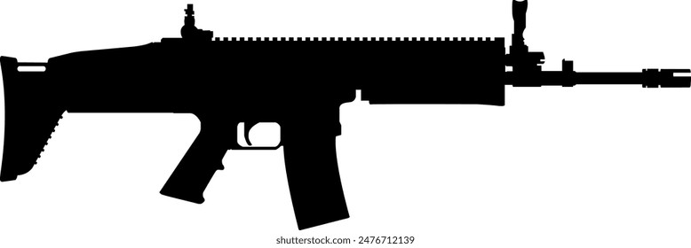 Game Rifle Digital EPs Vector graphics File