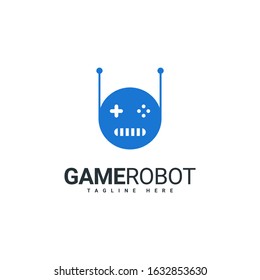 Game Robot Logo Design, a Combination of Joystick and Robot
