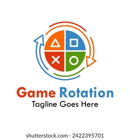 Game rotation design template illustration