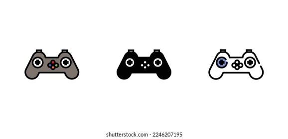 game set vector type icon