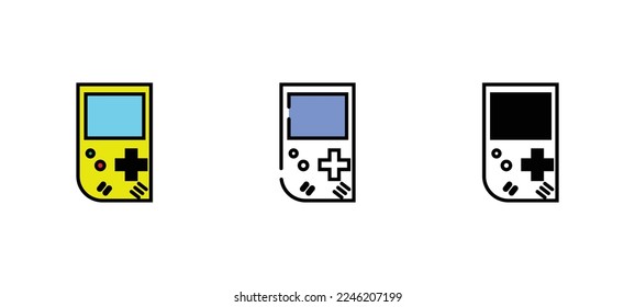 game set vector type icon
