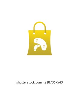 Game Shop Logo design vector 