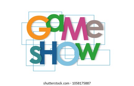 Game Show Vector Letters