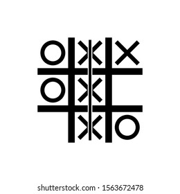 Game sign design .Tic Tac Toe  icon.