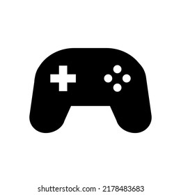 Game Silhouette Icon. Game Controller. Vector.