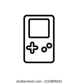 Game simple icon vector. Flat design