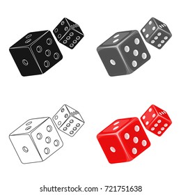 Game single icon in cartoon style.Game, vector symbol stock illustration web.