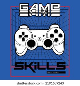 GAME SKILLS PLAYER VECTOR ART