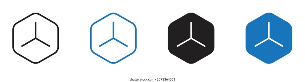 Game space icon Flat line symbol