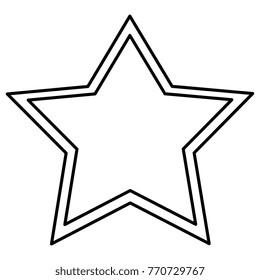 game star isolated icon