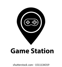 Game Station Icon Logo Vector Isolated