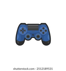game stick controller in outline flat vector design.