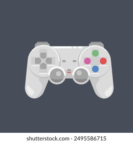 game stick controller in vector design.