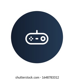 Icono de palo de juego con fondo de círculo
