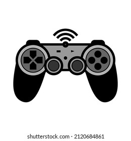game stick icon image with flat style