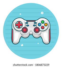 game stick icon vector graphics illustration. can be used for game icons and more.