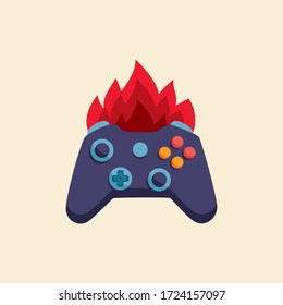 game stick vector - game elements vector