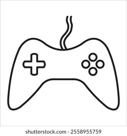 Game stock icon outline vector
