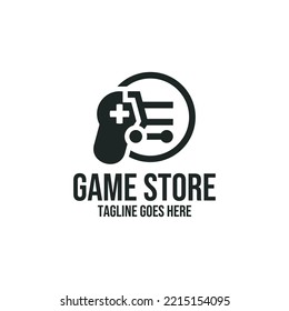 Game-Store-Logo einzeln auf weißem Hintergrund