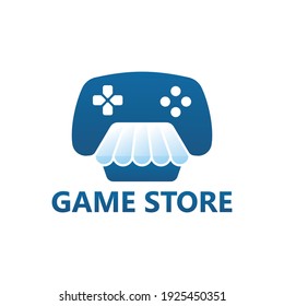 Game store logo template design