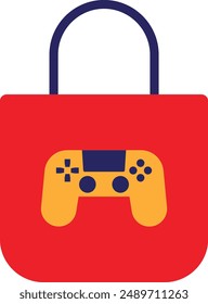 Game Store Shopv Icon Vector Flat Illustration