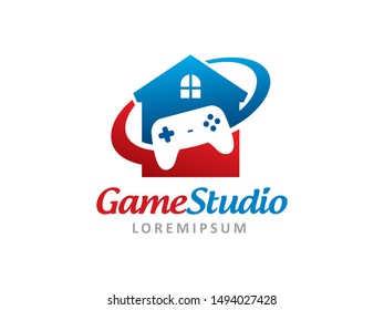 Game Studio logo symbol or icon template