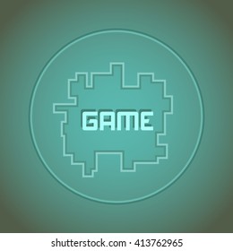 Game Style Logotype EPS 10