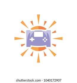 Game Sun Logo Icon Design