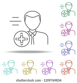 game support outline icon. Elements of Game development in multi color style icons. Simple icon for websites, web design, mobile app, info graphics