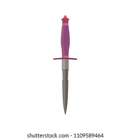 Game sword vector cartoon weapon medieval illustration fantasy isolated dagger knife