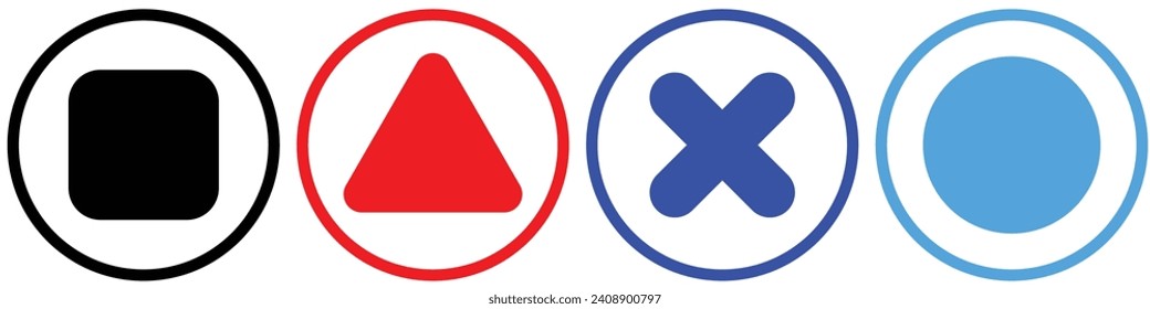 icono vector de símbolo de juego, conjunto de iconos 