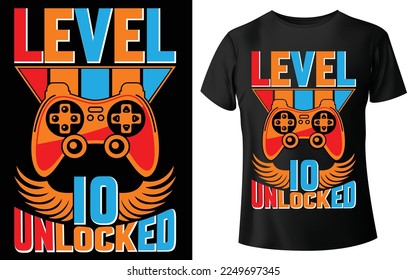 Game t shirt design.
This design is perfect for t-shirts, posters, cards, mugs and more. vector in the form of eps and editable layers