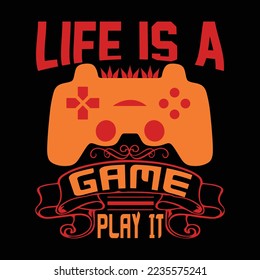 Game-T-Shirt-Design-Vektordatei