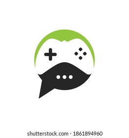 Game Talk Logo Design Vector template.