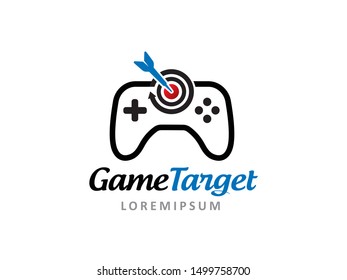 Game Target logo symbol or icon template