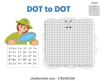 Dot Connection Shapes Preschool Children Images Stock Photos Vectors Shutterstock