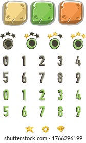 Game template with elements of game objects