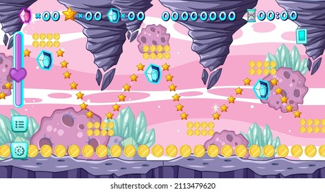 Eine Game Template Galaxy-Szene
