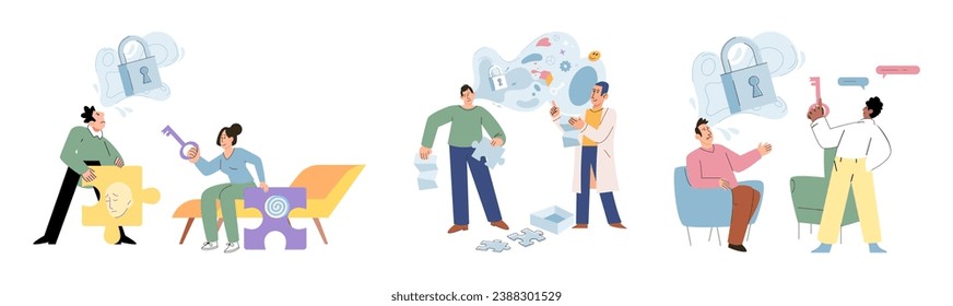 Game therapy vector illustration. Learning through games provides interactive and engaging educational experience The game therapy concept integrates games into therapeutic approaches for optimal