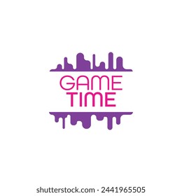 Game time with font design.