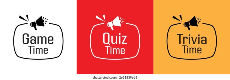 game time, quiz time, trivia time	