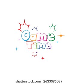 Sinal de tempo de jogo no plano de fundo branco