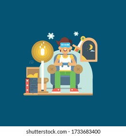 game time vector illustration eps format