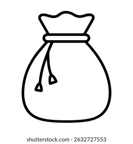 game token bag icon on white background vector
Vector line icon board games